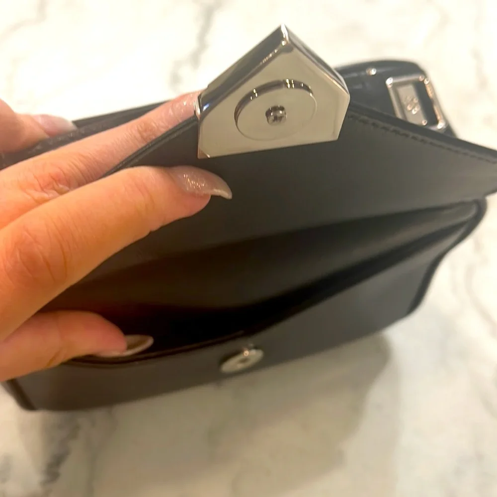 The Kooples Barbara leather bag with silver accents - Picture 7 of 10